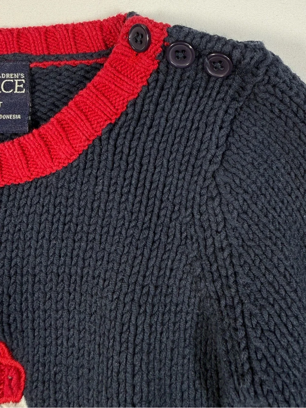 THE CHILDRENS‎ PLACE Snowman Christmas Sweater 4T Holiday Winter Cozy Vintage